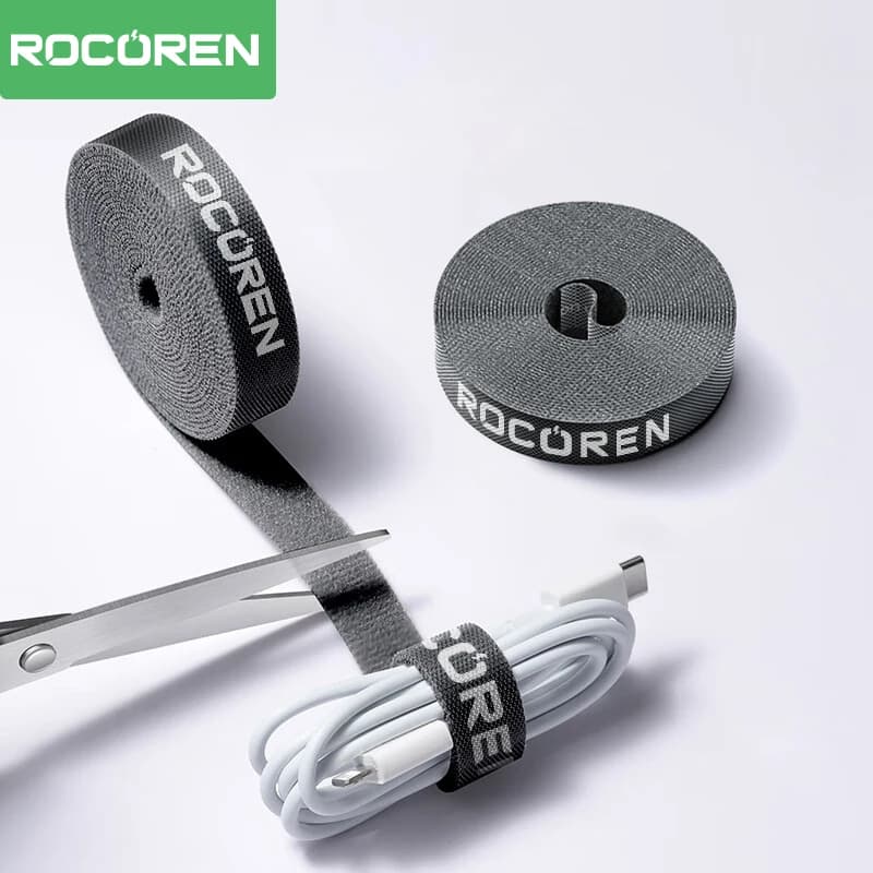 Rocoren Cable Organizer USB Cable Management Wire Winder Charger Protector For Phone Mouse Earphone Cable Holder Cord Protection