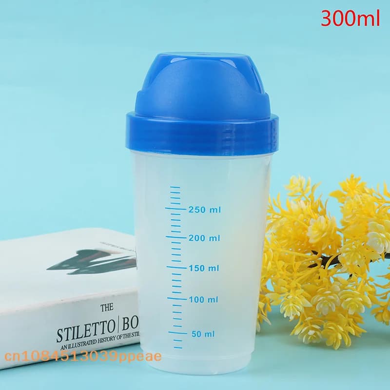 {QTG333} 300ml Shaker Bottle Creative Milkshake Protein Powder Mixing Bottle Shake Cup