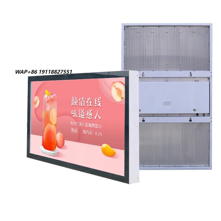 Advertising Display Android Media Player Outdoor Waterproof and Sunscreen Wall Mounted Digital Signage