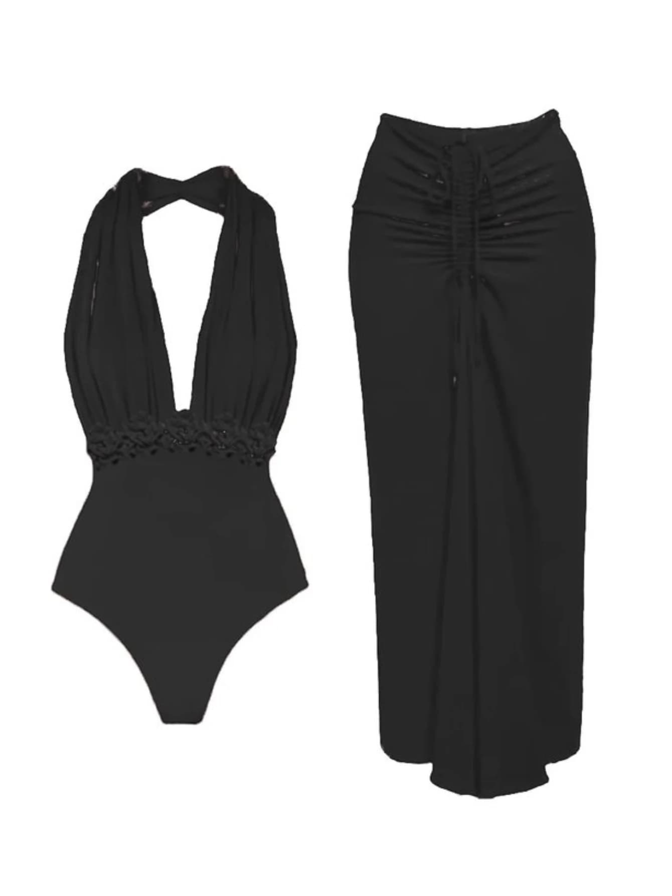 2PC Ruffe Bikini Set Costumi da bagno donna Push Up Costume da bagno Fondo Stampa Costume da bagno brasiliano Biquini Costumi da bagno Spiaggia