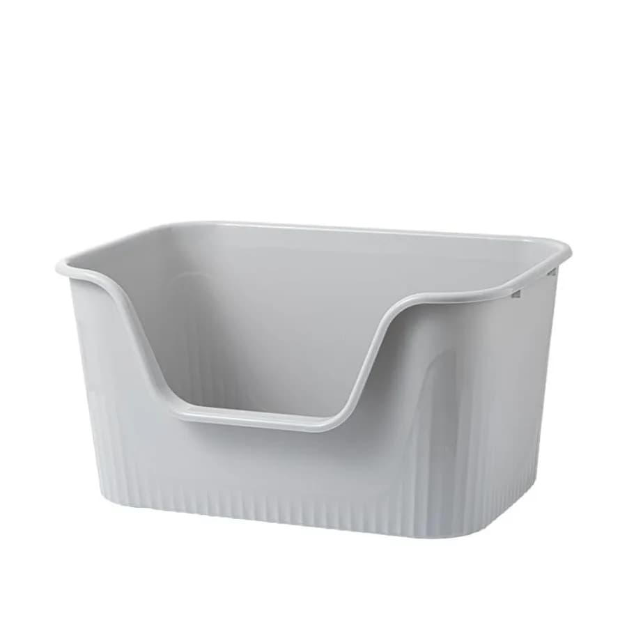 Extra Large Litter Box with High Sides 25.27" Lx17.83 Wx13.11 H, Anti-Splashing, Tool-Free Assembly, Multi Kitty Cat Litter Box