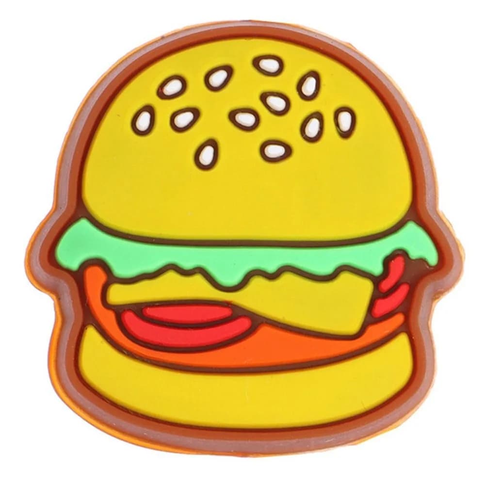 Silcone Racchetta da tennis Vibrazione Pizza Cookie Racchetta da tennis Smorzatore Ciambella Hamburger Racchetta Ammortizzatore
