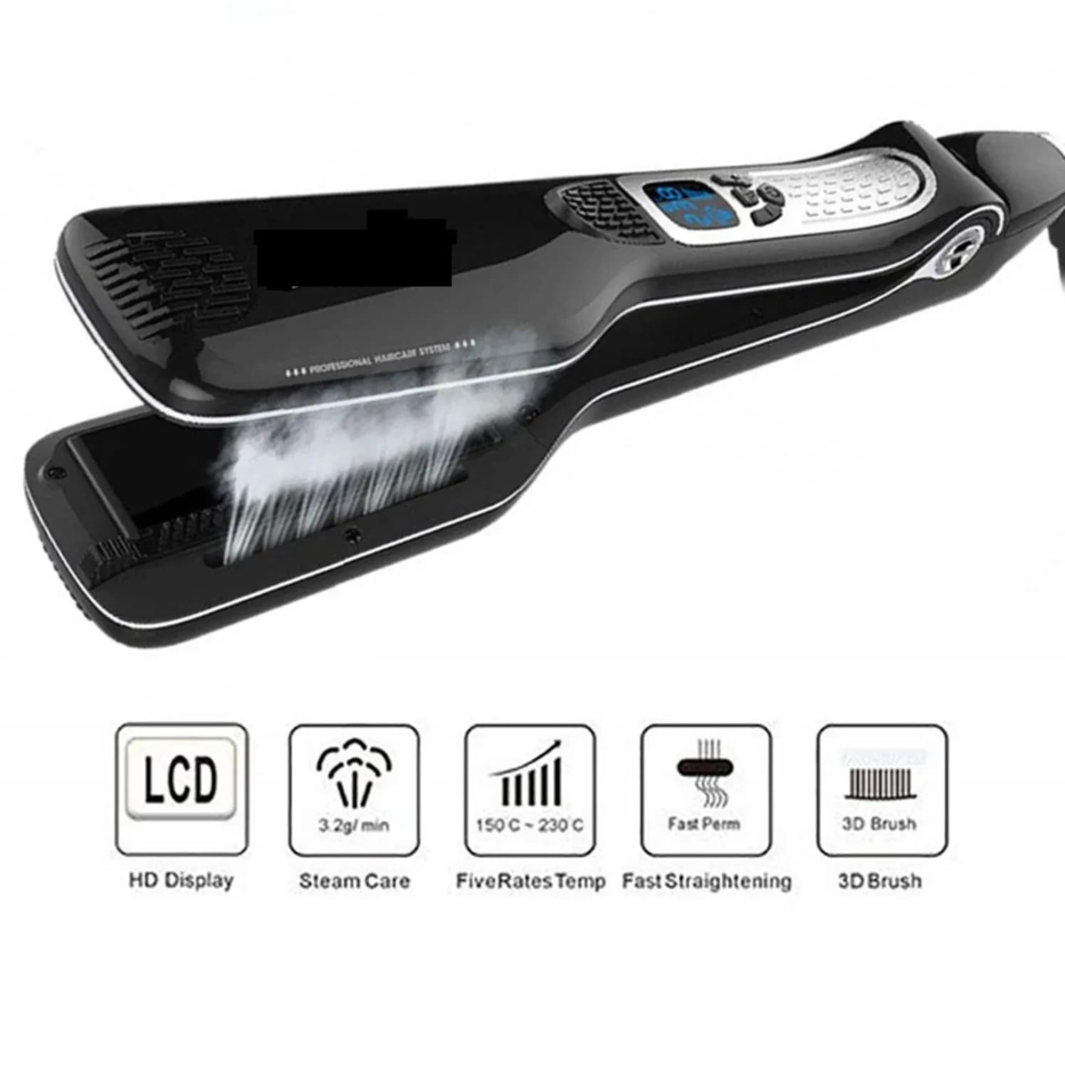 Steam Hair Plate Straight Hair Steak Multifunction Straight Hair Clip Straight Spray Double Use
