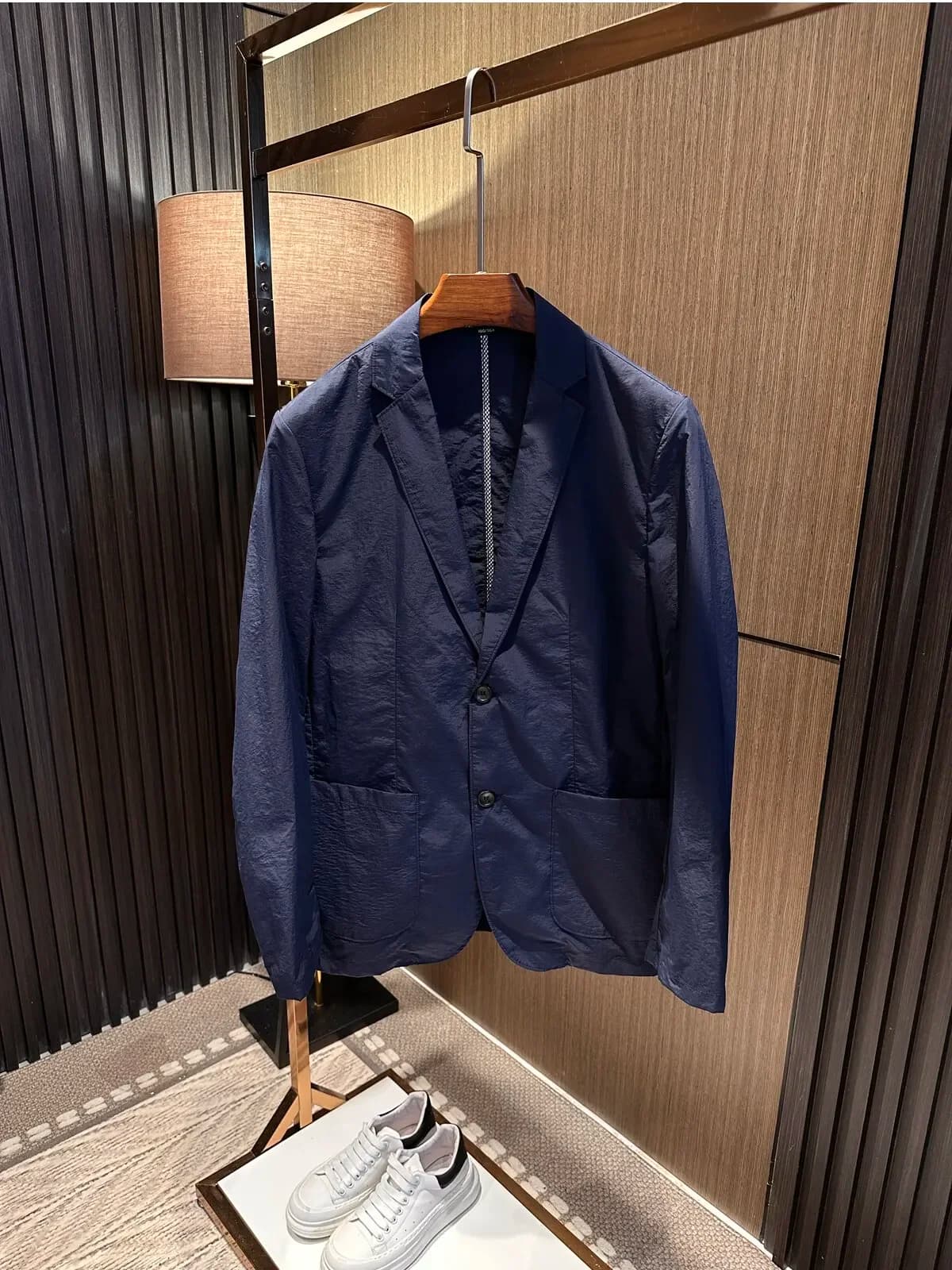 Giacca Casual Elegante da Uomo, Nuova Collezione Autunno 25, Protezione Solare, Tinta Unita, Versatile e Confortevole