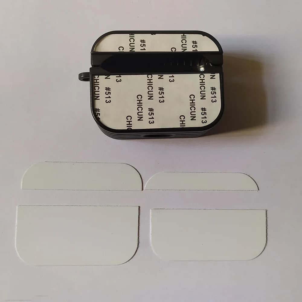 custodie in plastica vuote per sublimazione, per airpods 3, 3a generazione, airpods 4, airpods 2, airpods pro, pro 2, pro3 cover, 10 pezzi/lotto