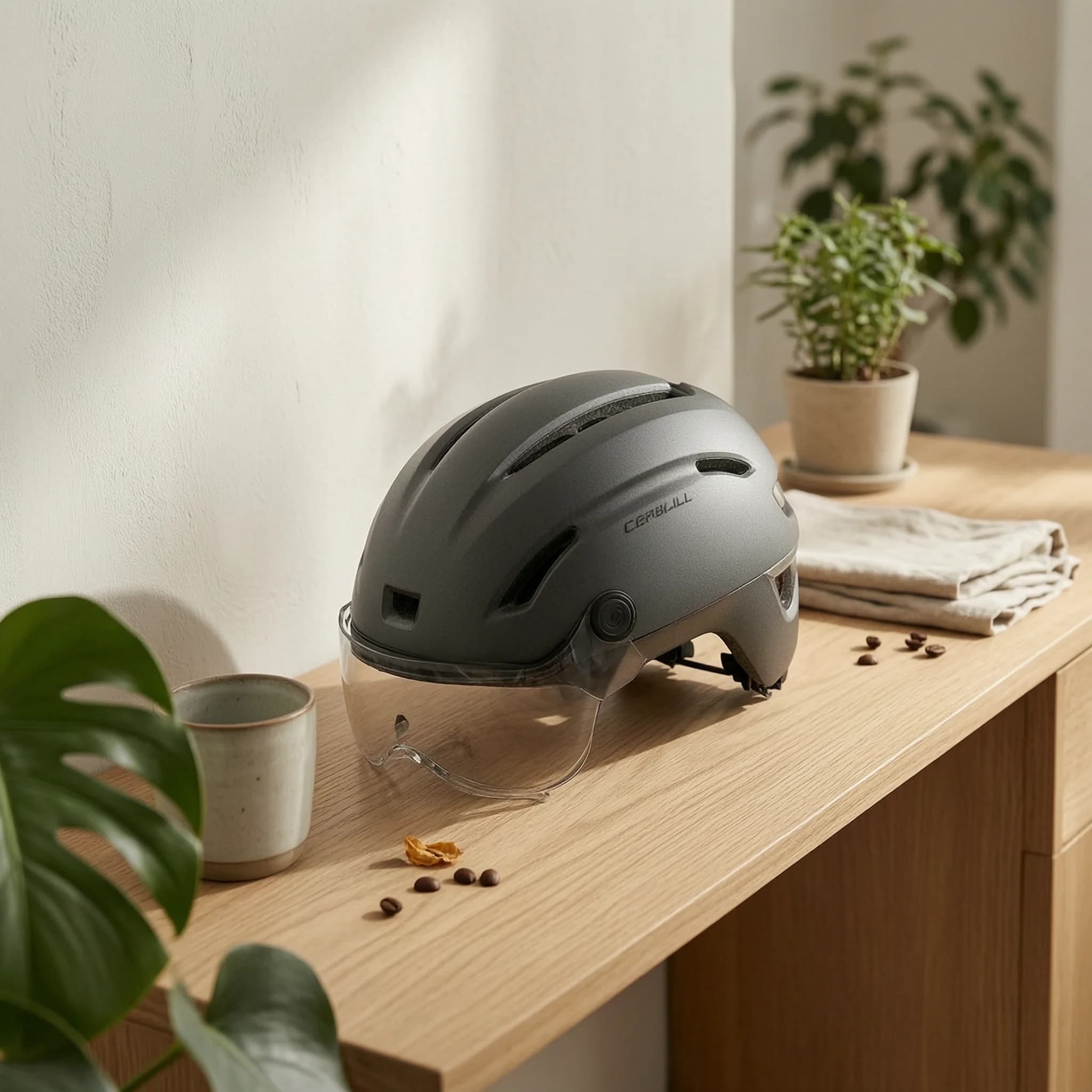 Electric Bicycle Commuter Helmet NTA 8776 Certified City Cycling Helmet Sports Safety Gear Rear Light Shockproof for Commuters
