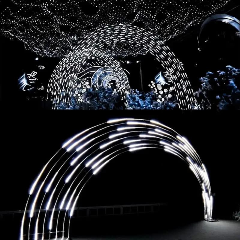 33FT 10M 24V che scorre LED Strip Lamp track lights DC24 SMD2835 per interni flessibile lineare Strip decorazione retroilluminazione