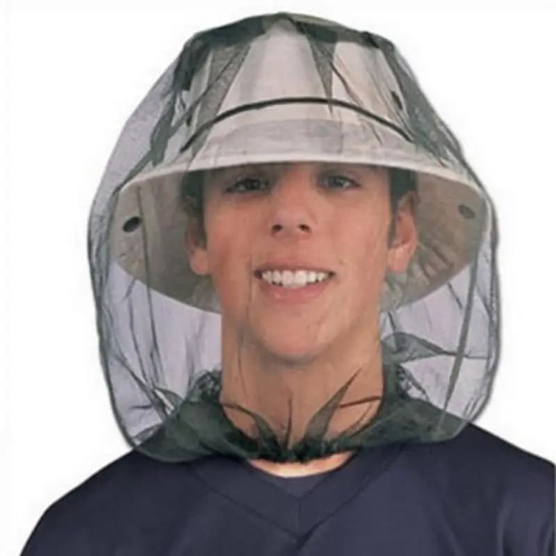 Cappello da Pesca Anti-Zanzare con Rete Traspirante, Copertura Leggera Anti-Insetti per la Testa