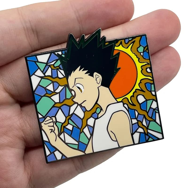 GON Killua Enamel Badges HUNTER X HUNTER Brooch Manga Pins Japanese Anime Badge for Backpack Bag Clothing Lapel Cosplay Toy Gift