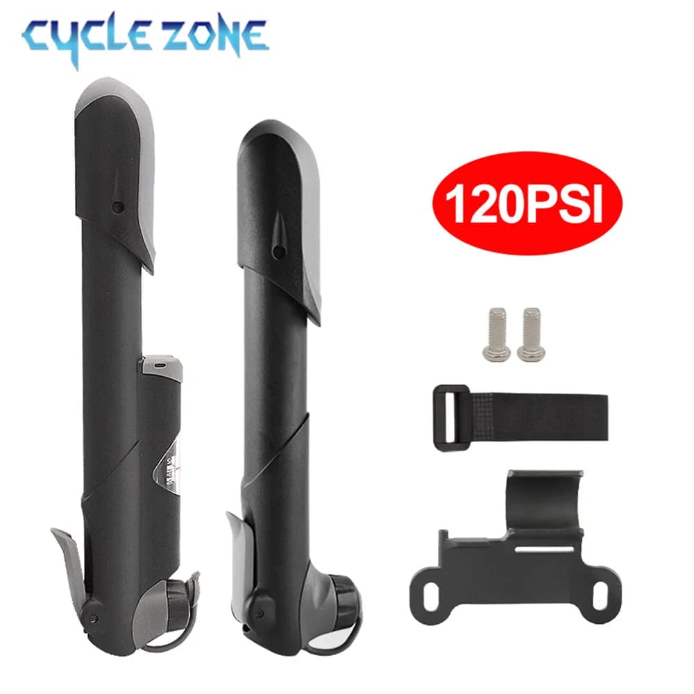 Pompa per bicicletta portatile Mini manometro per aria pompa per Mountain Bike valvola AV/FV per esterni MTB gonfiatore per bici