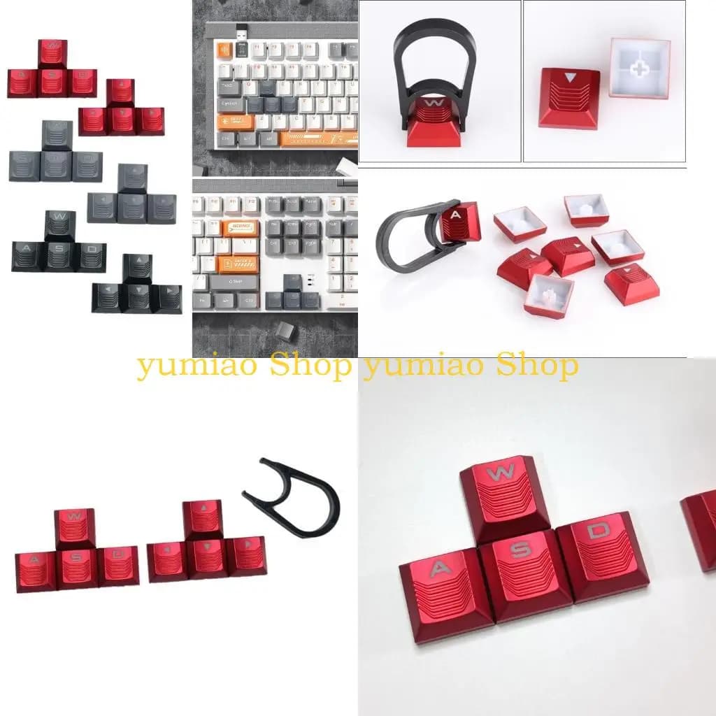 587B KeyCaps traslucidi per le chiavi WASD e frecce migliora digitazione per il gioco notturno