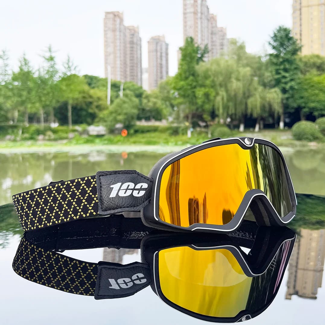 100 Occhiali da motocross Occhiali da moto MX Moto/MTB Dirt Bike Uomo Donna Protezione degli occhi ATV Sci Sport all'aria aperta Scooter Maschera da ciclismo