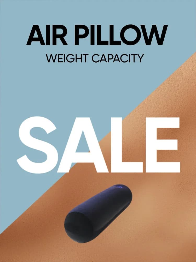 Cuscino Gonfiabile Multifunzionale Lungo per Corpo, Lombare e Gambe, Cuscino per Yoga, Supporto per Posizioni durante il Viaggio, Cuscino ad Aria per Dormire