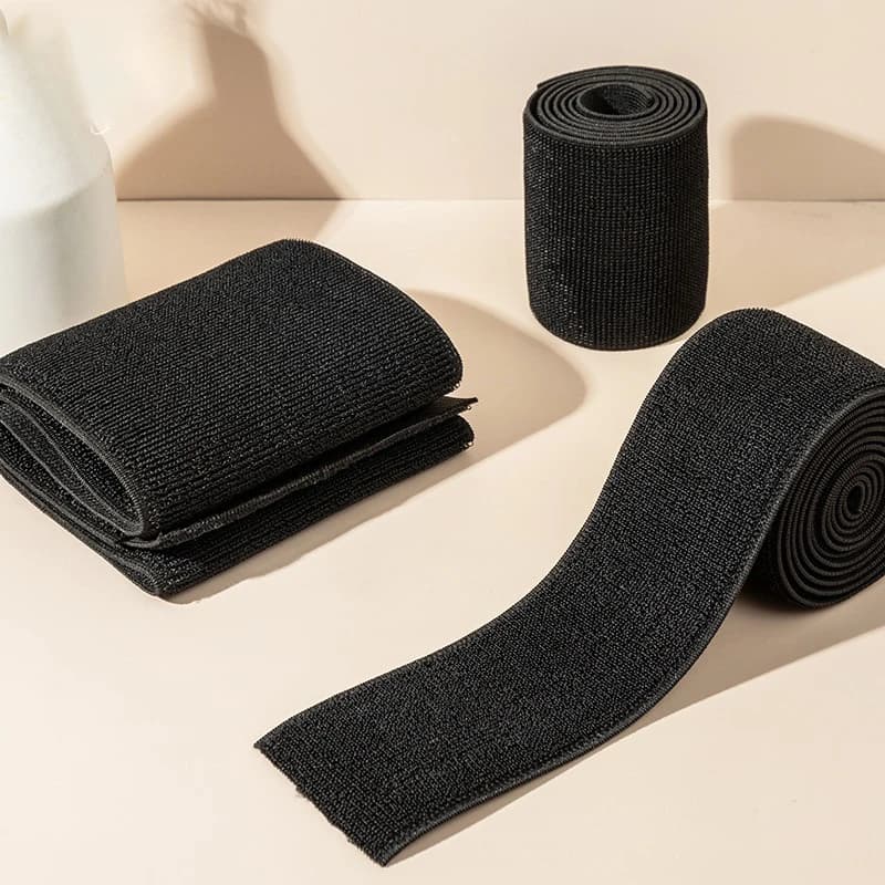 Cinghie elastiche in Nylon da 2 yarde nastro di fissaggio appiccicoso con cinghie a gancio da 50cm fascette per cavi fai da te