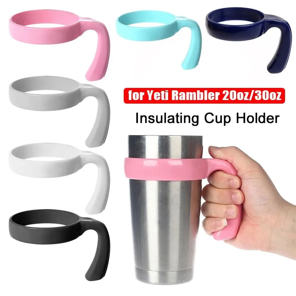 Water Bottle Glass Cup Handles Travel Cup Holder for 20oz 30oz Car Vehicle Cup Cup Bottle Holder Accessories