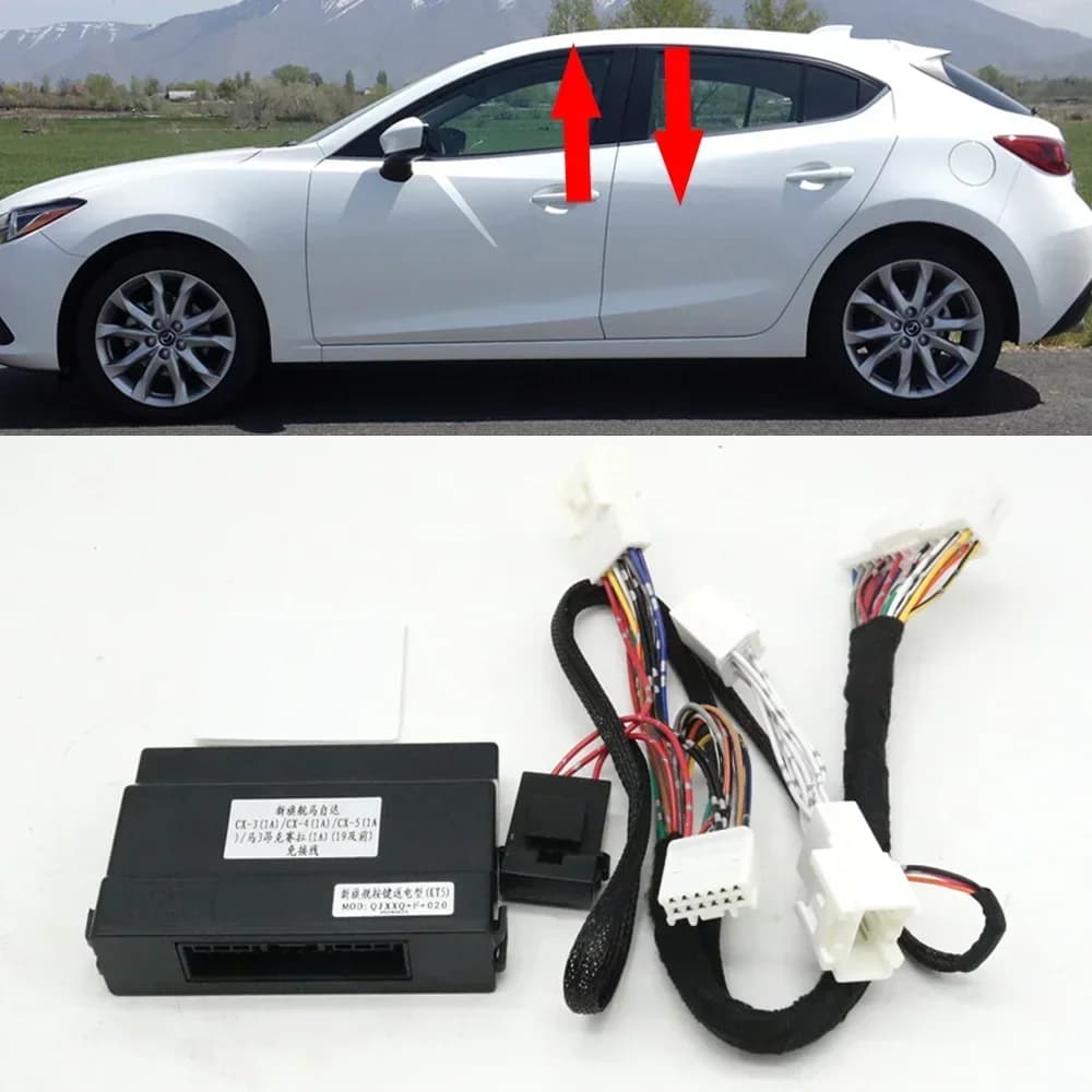 Car Power Automatic Window Glass Close Open Control Lifter Sensor Cable Module per Mazda 3 AXela CX-3 CX-5 2 demio