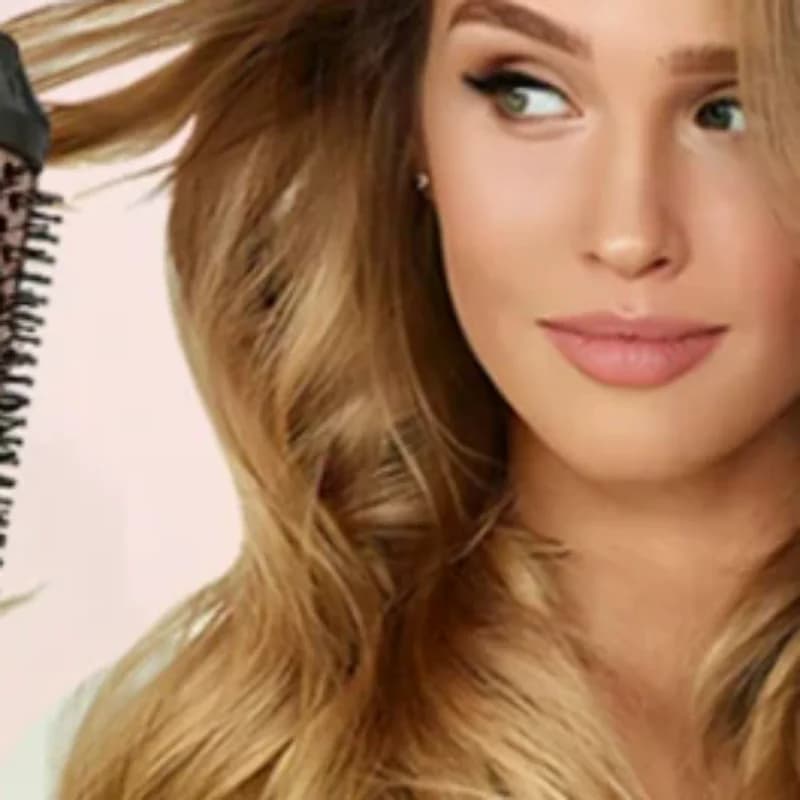 2 In 1 Hair Comb Ionic Hair Curler Hair Straightener Professional Curling Iron Heated Hair Styling Brush