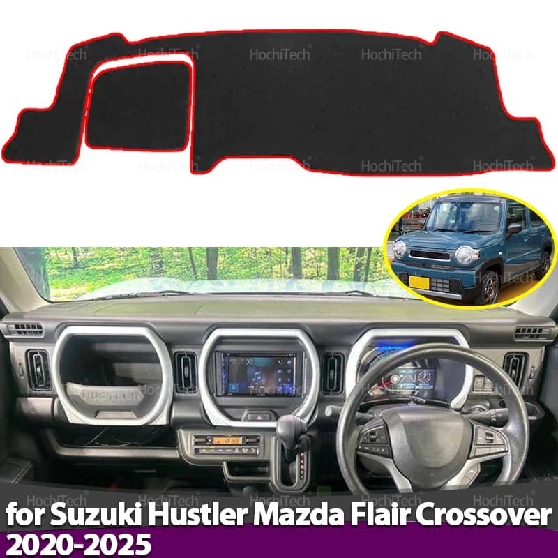 For Suzuki Hustler Mazda Flair Crossover MR52S MR92S 2020-2025 Auto Dashboard Cover Anti-Slip Zerbino Protect Pad Sunguard