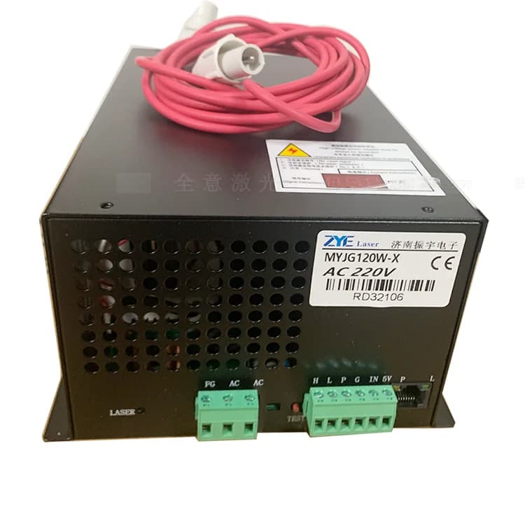 Laser power supply 120W CO2 60W80W100W Cutting and engraving machine accessories