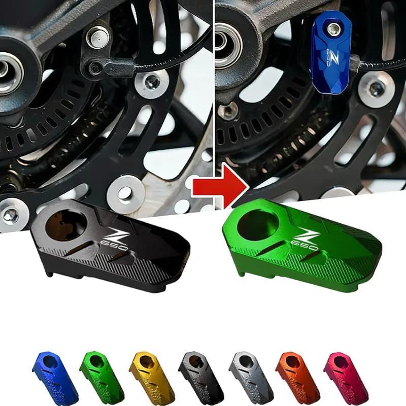For Kawasaki Z650 Ninja650 Z 650 RS 650 Z650 Universal Aluminum Alloy Motorcycle ABS Sensor Protective Shell, Sensor Guard