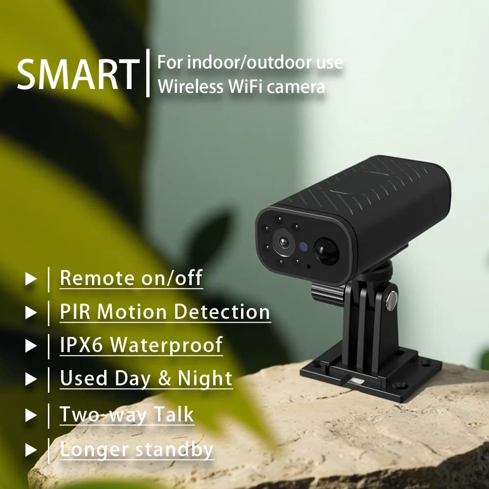 FHD Wifi Smart Monitor Monitor Waterproof Camera 1080P Sensor Web Camera Video Home Security Wireless Security Mob