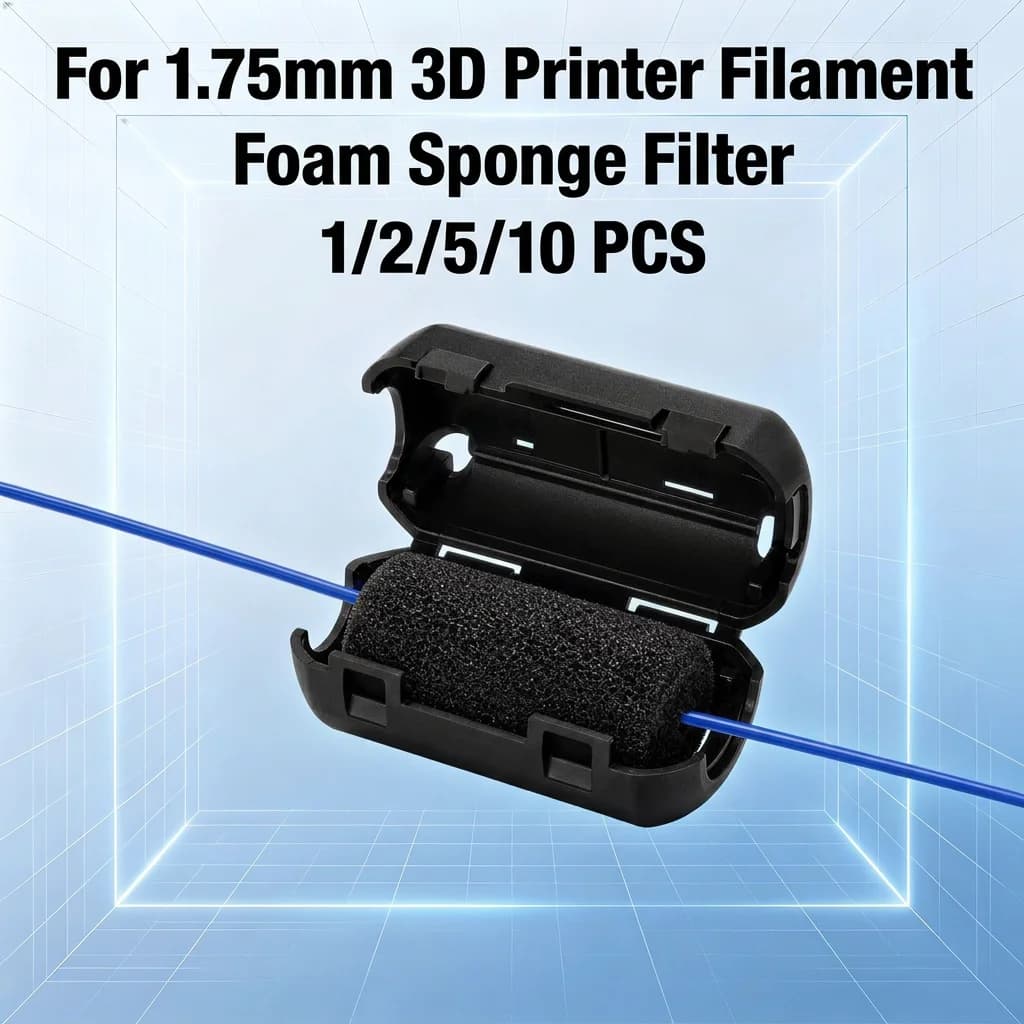 3D Printer Filament Foam Sponge Filter Dust Moisture Removal Block 1/2/5/10Pcs 1.75mm PLA ABS PETG For Ender3 CR10 A6 A8 Prusa