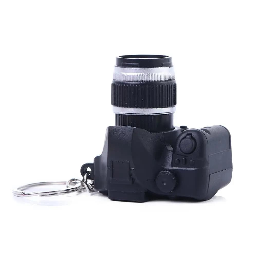 Accessorio per bambola regalo Mini con suono Fotocamera creativa Portachiavi per fotocamera con luce a led Fotocamera lampeggiante Telecamere di simulazione Portachiavi Giocattoli