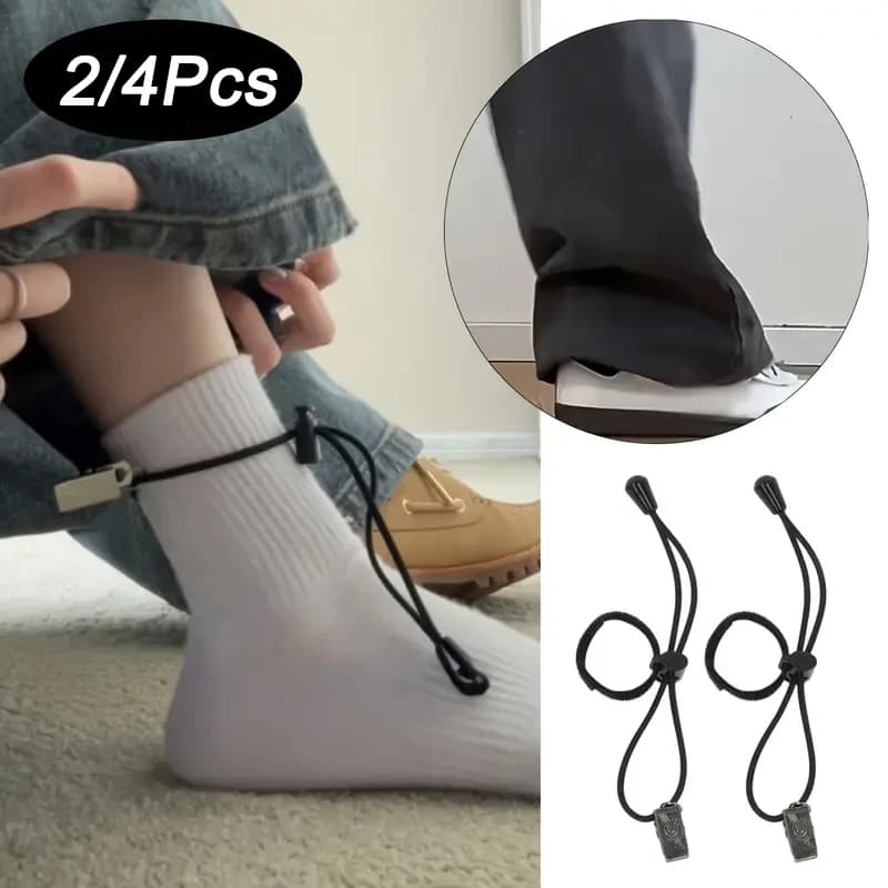 Clip per leggings regolabile invisibile da 2/4 pezzi per le gambe dei pantaloni impedisce lo trascinamento, clip di fissaggio per sfondo fotografico multiuso