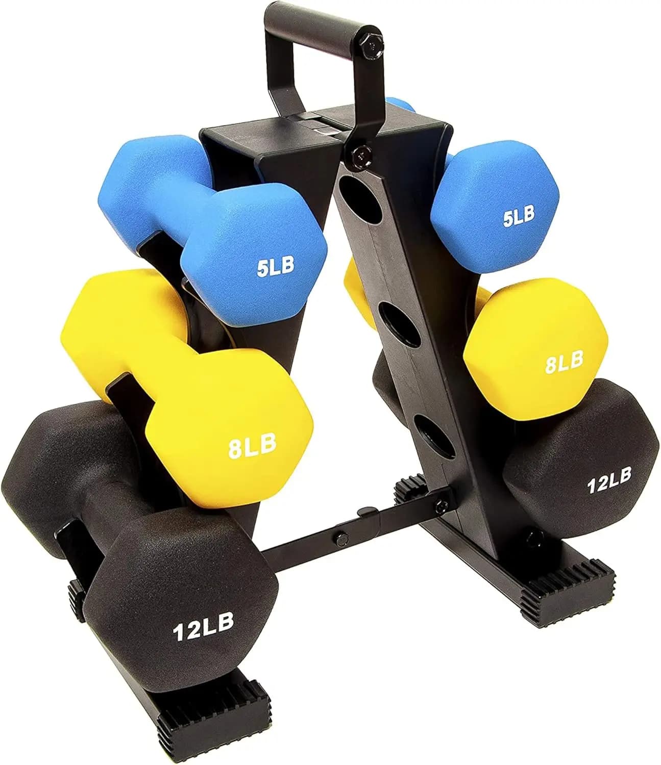 Hexagonal dumbbell set with home training support, 100LB/150LB/200LB options, anti-slip handle