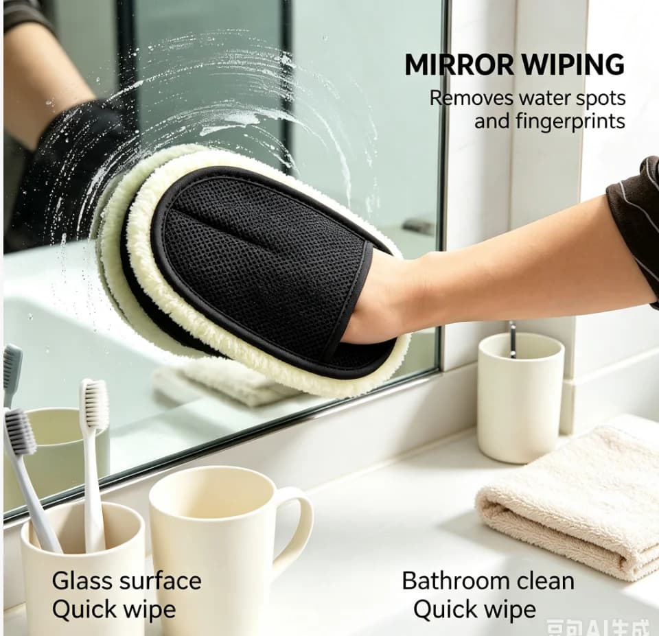 Car Styling Wool Soft Car Washing Gloves Cleaning Brush Motorcycle Washer Care Products CSL2017