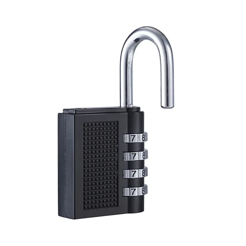Password Code Combination Waterproof Mini Padlock Zinc Alloy Suitcase For Luggage Travel Smart Door Lock
