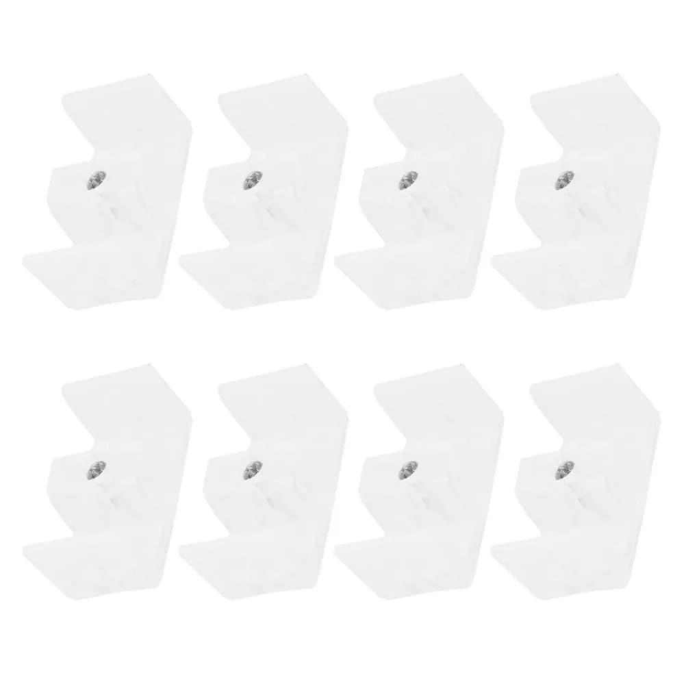 8Pcs Shower Door Stopper Silicone Bumper for Sliding Glass Shower Doors Noise Reduction Bottom Guide Bathroom Door Limiter