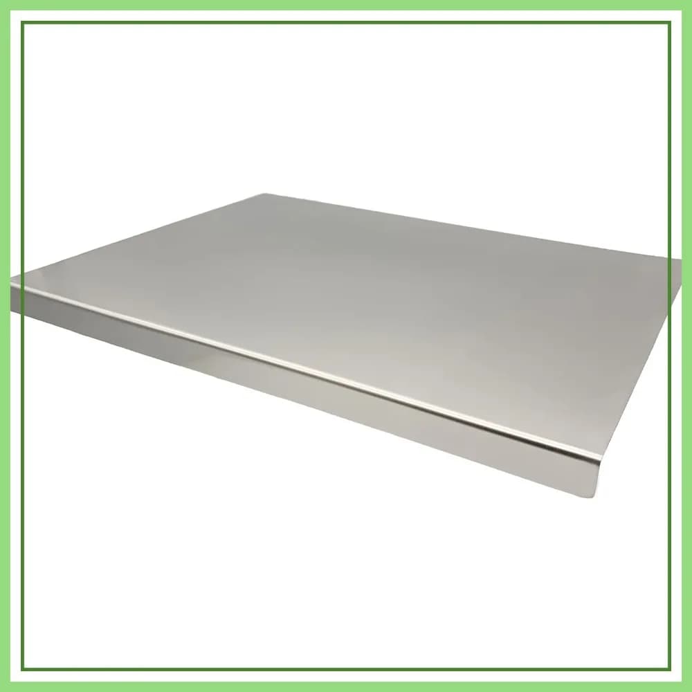 Tagliere in Acciaio Inossidabile per Cucina, Pasticceria, Impastatura - 80x50cm, Facile da Pulire