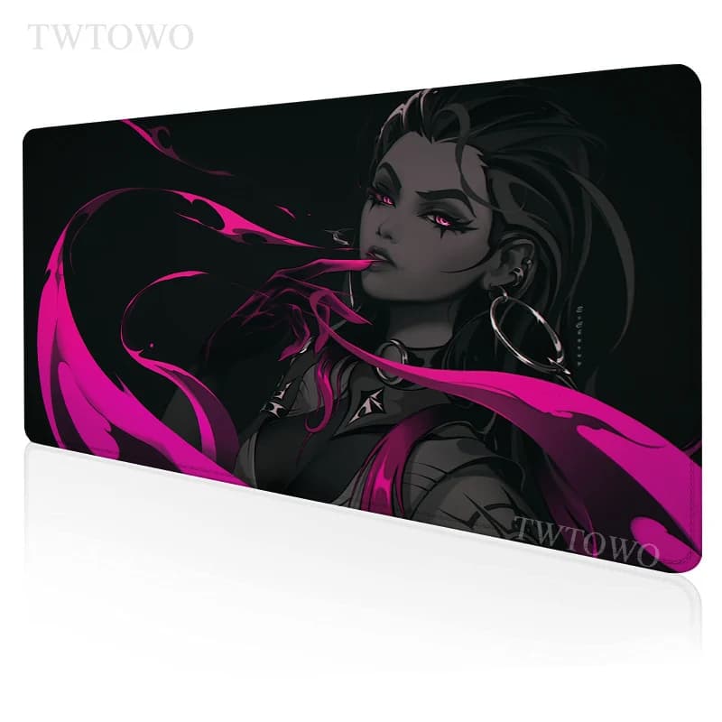 Reyna Valorant Mouse Pad Gaming XL Large HD New Home Mousepad XXL tastiera pad Morbido Gomma Naturale Ufficio Tappeto Laptop Mouse Pad