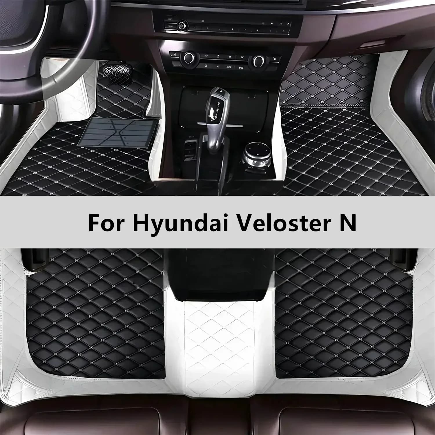 Tappetini per auto personalizzati per Hyundai Veloster N 2018 2019 2020 2021 2022 Tappetino per auto Accessori interni