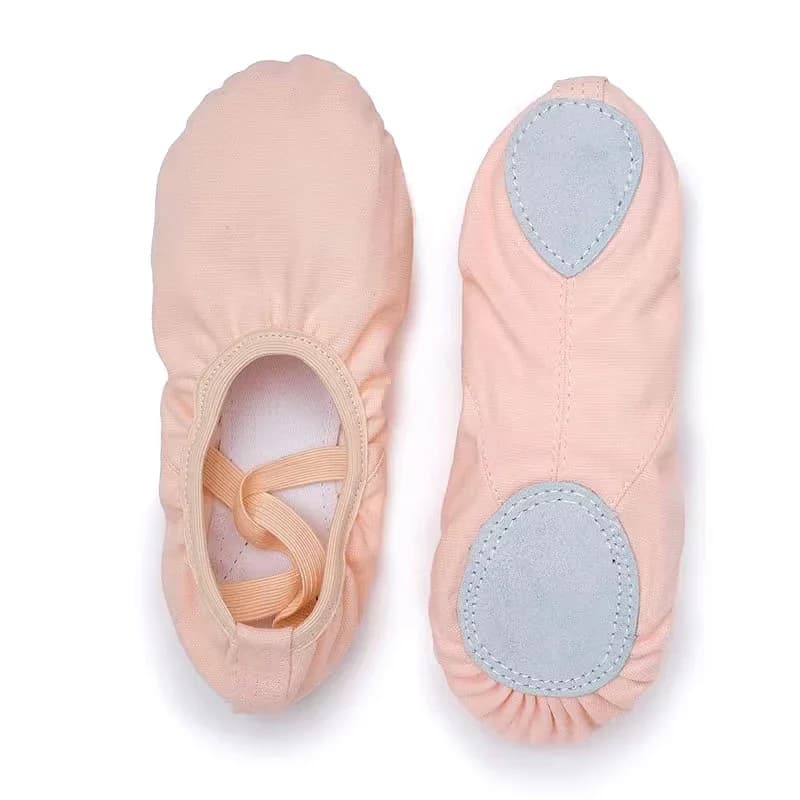Girls Women Ballet Slippers Adult Ballet Shoes Split Sole Gymnastic Training Shoes Soft Canvas Children Ballerina Dance Shoes