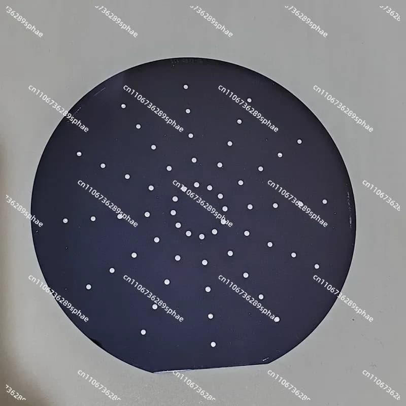 Wafer di silicio a semiconduttore Wafer CPU da 12 pollici Tecnologia scientifica del silicio Pezzo di pendolo Regalo di compleanno Chip di circuito fotografico