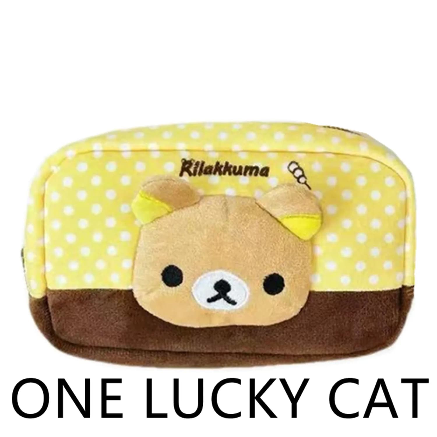 Graziose Borse Portamatite in Peluche Rilakkuma per Bambini, Astucci per Penne, Borse per Cosmetici per Ragazze e Donne
