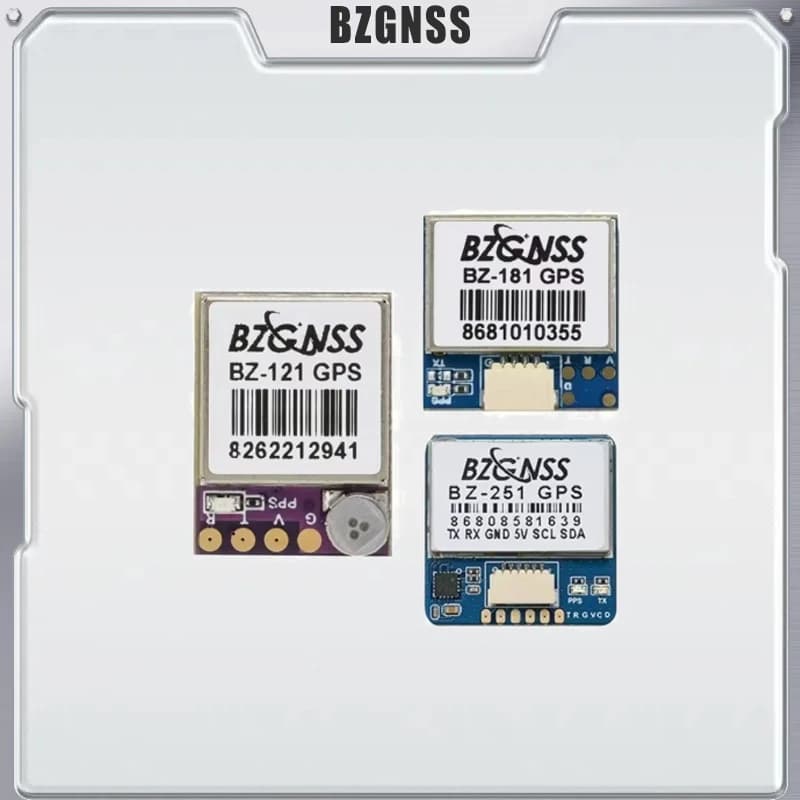 BZGNSS BZ121 BZ181 BZ251 Modulo di posizionamento GPS a doppio protocollo FPV adatto per droni incrociati ad ala fissa di salvataggio fuori controllo