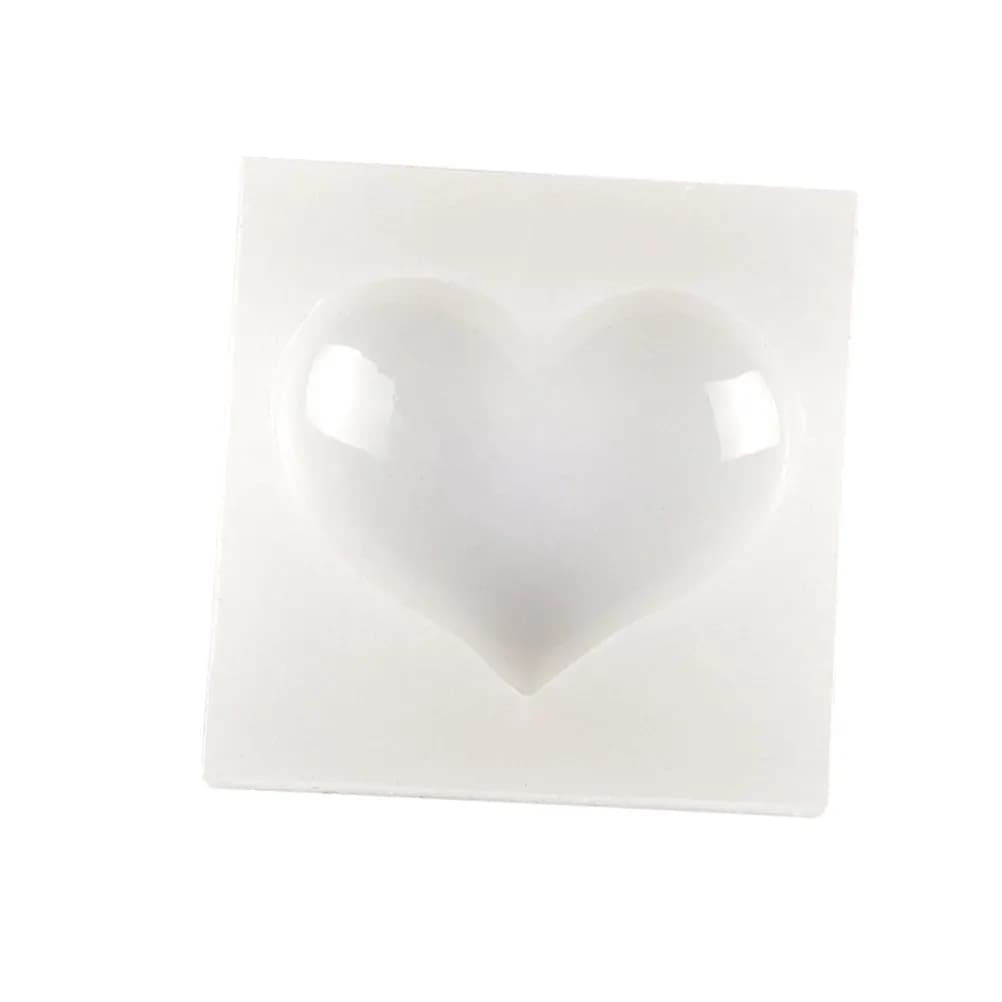 Stampo in Silicone a Forma di Cuore, Antiaderente e Resistente al Calore, per Torte, Fondente, Cioccolato, Caramelle, Strumento per Dolci Fai-da-Te, Stampi per Cubetti di Ghiaccio e Gelatina