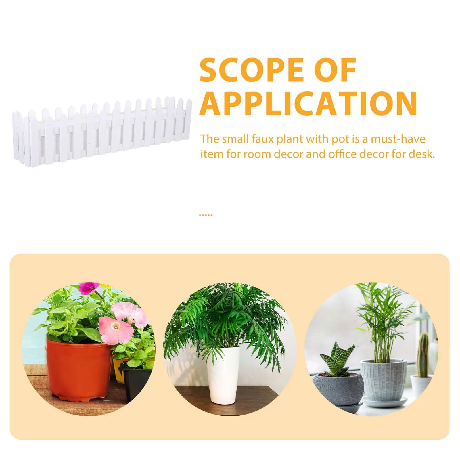 Recination Style Wood Rectangular Planter with Foam Insert for Artificial Flowers