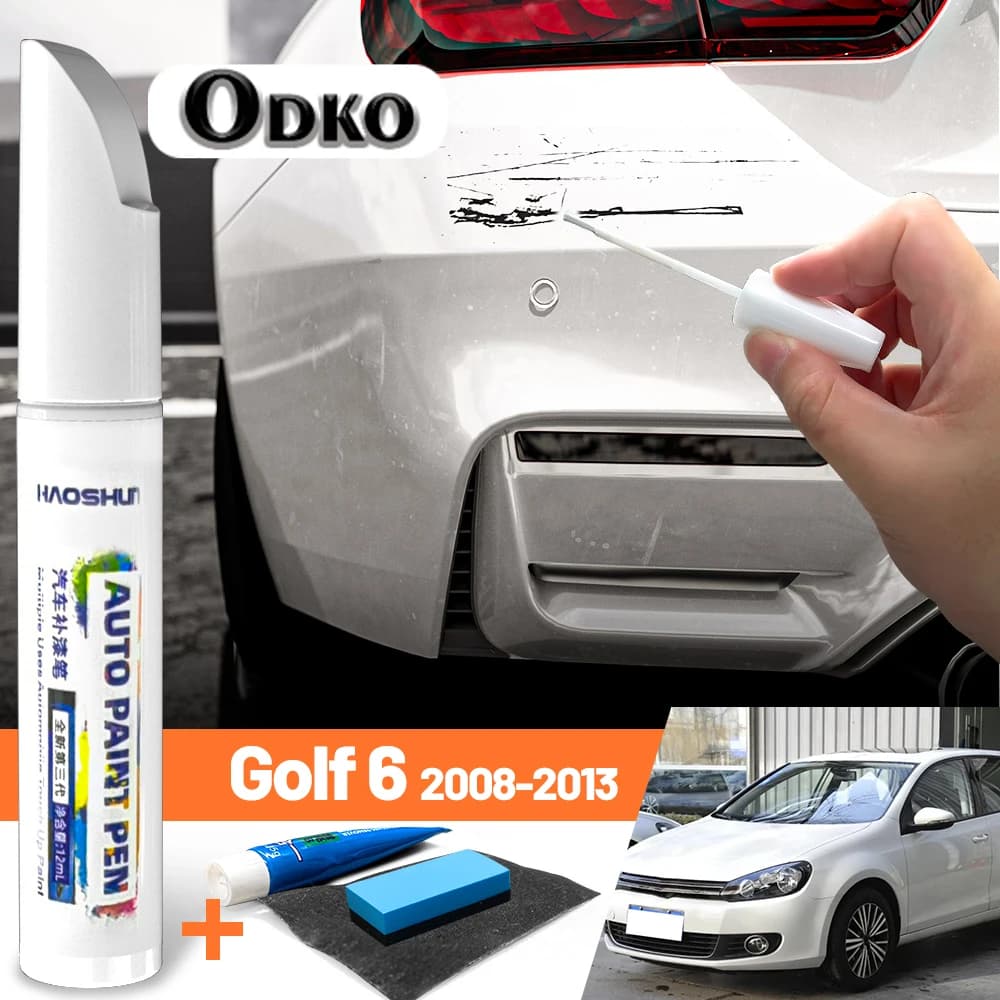 Penna per Verniciatura Auto, Cura della Vernice, Riparazione Graffi, Cera Rimuovi Graffi per VW Golf 6 VI 5K MK6 2008-2013 2009 2010 2011 2012