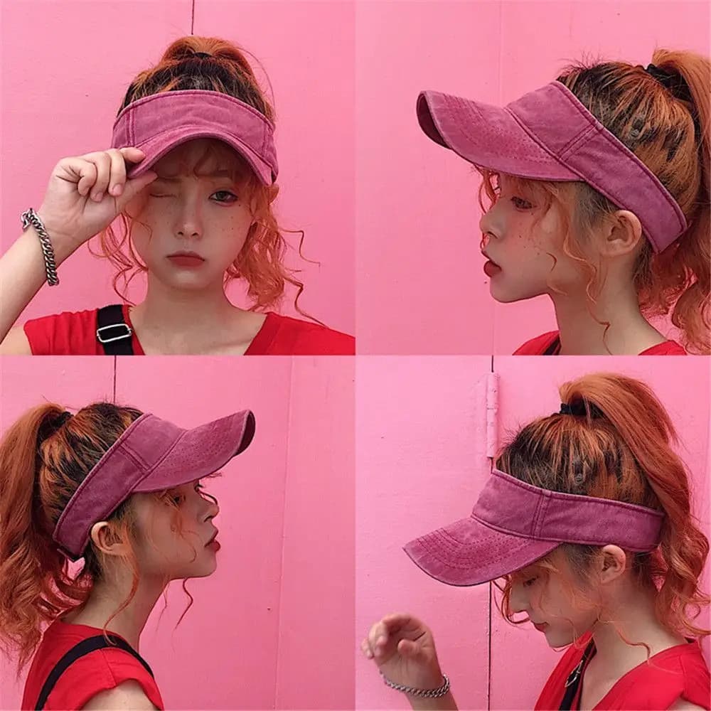 Cappello con Visiera Unisex, Berretto Sportivo ad Asciugatura Rapida per Golf e Tennis, Leggero e Arrotolabile, Cappello da Spiaggia Estivo