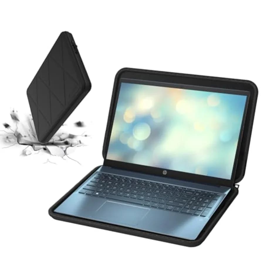 Hard EVA Protective Sleeve Case Compatible for 15.6 inch HP Pavilion Laptop 15/15t/15z, for 15.6 inch HP Laptop 15/15z/15t Note