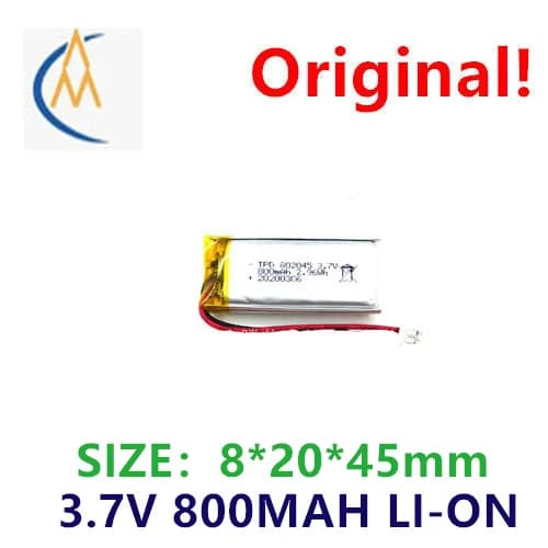 buy more will cheap 3.7V 802045 polymer lithium battery 700mah beauty instrument massager air purifier speaker earphone