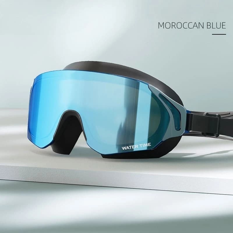 High Definition Original Swimwear, Waterproof & Anti-fog, Adult Swimming Glasses with Large Montature and Coated Lens