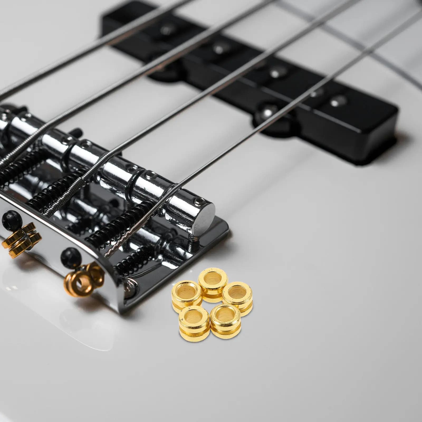 50Pcs Metal String Beads for Acoustic Guitar Tailpiece Bridge Ukulele Replacement Parts Stable Tuning Comfort Playability Guitar