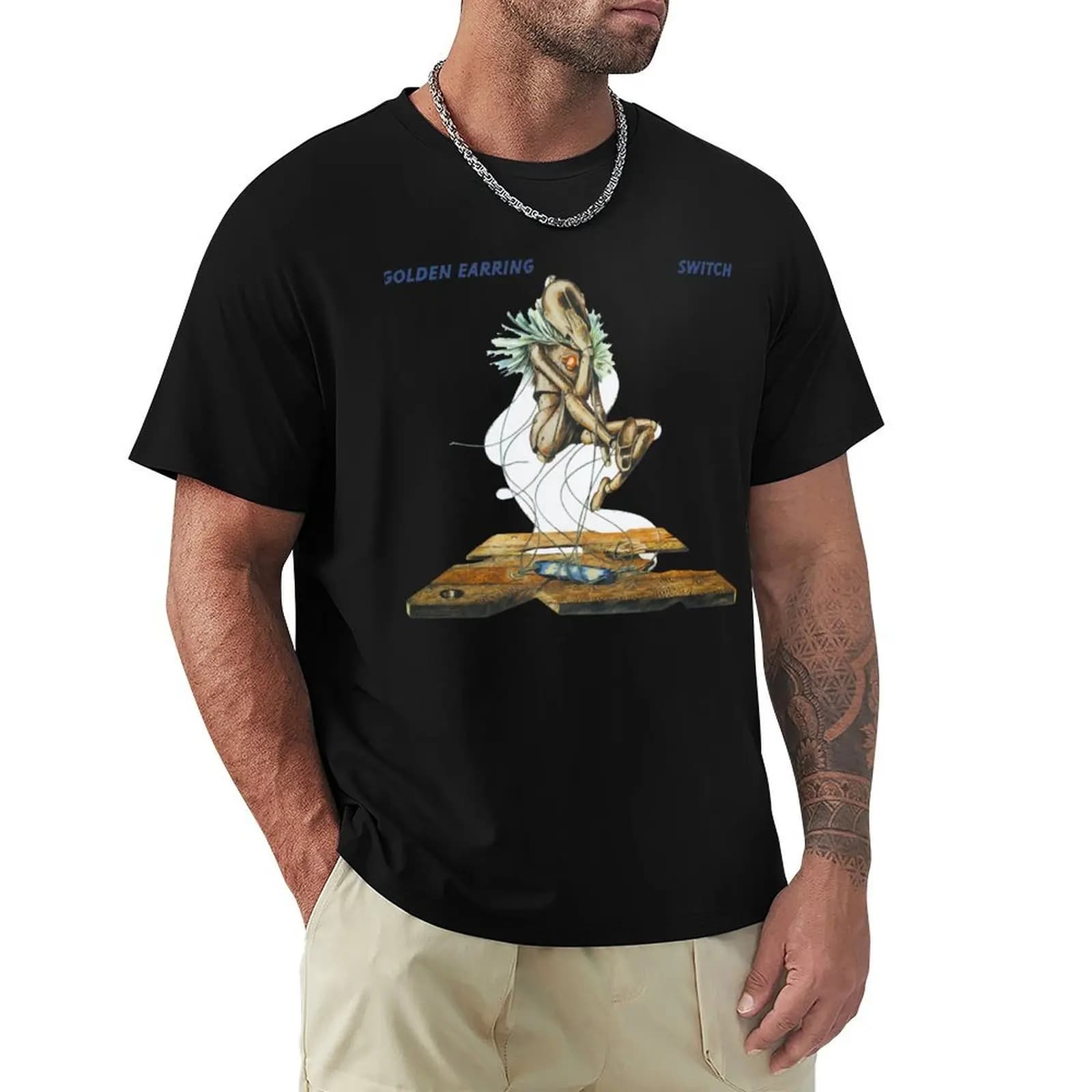 Funny Gifts For Golden Earring Switch Gift For Fan T-Shirt anime plus sizes gifts for boyfriend oversized t shirts men