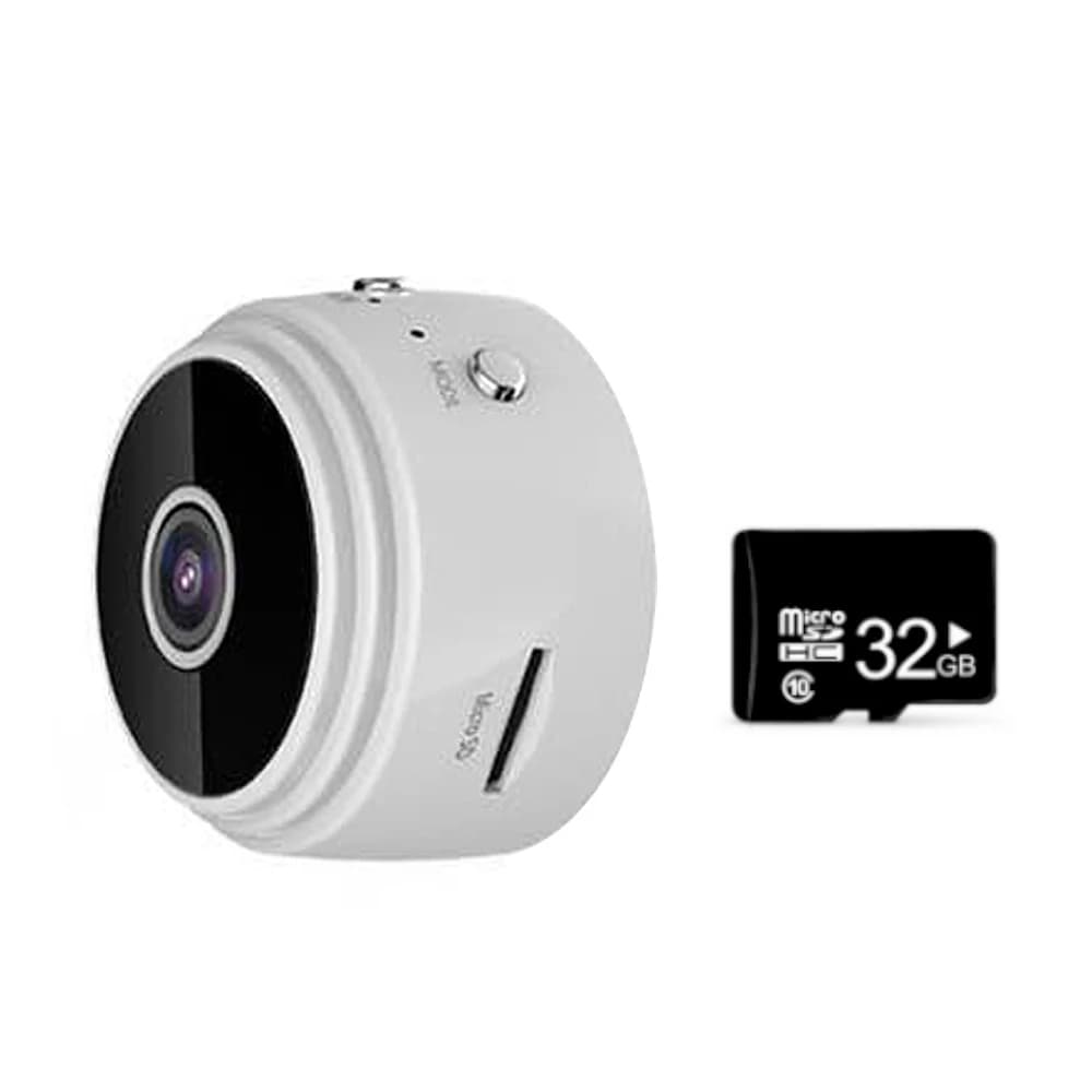 Mini telecamera WIFI Telecamere metalliche portatili per esterni Telecamera di registrazione in loop 1080P leggera notturna con supporto per telecamera esterna