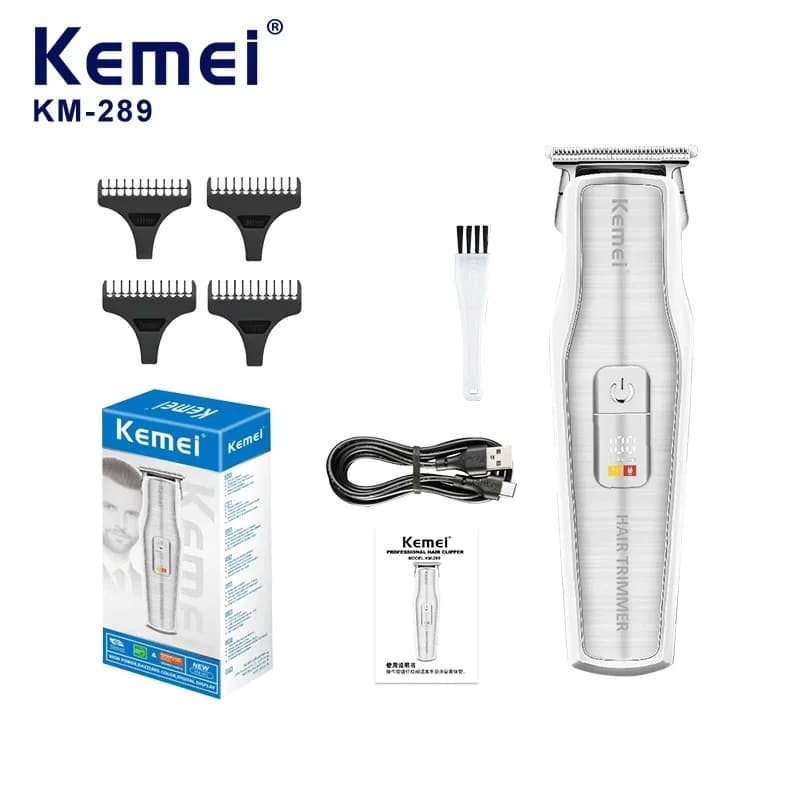 Kemei Haircutting Machine for Men Haircut Professional Haircut Electric Shaver Haircutting Kit for Rechargeable Battery